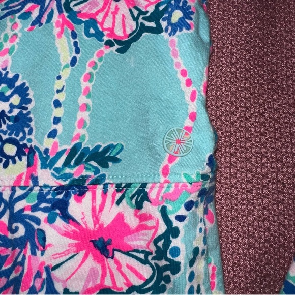 Lilly Pulitzer Luxletic Top Beach You To It set top XS / shorts S - Picture 9 of 9